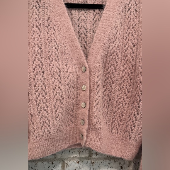 Free People Amelia Alpaca Cardigan NWOT - Picture 5 of 14